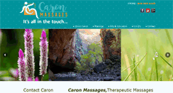Desktop Screenshot of caronmassages.com
